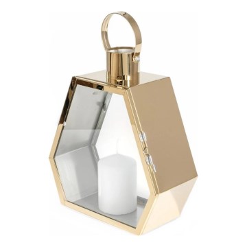 Felinar decorativ TOWER, 43 cm, auriu
