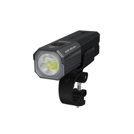 Fenix BC22R - Lampă LED reîncărcabilă pentru bicicletă, cu reglare a intensității luminoase, LED/USB, 3400 mAh, IP66, 1400 lm, autonomie 41 h, negru