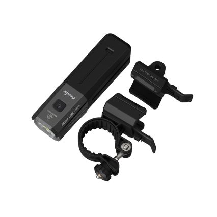Fenix BC22R - Lampă LED reîncărcabilă pentru bicicletă, cu reglare a intensității luminoase, LED/USB, 3400 mAh, IP66, 1400 lm, autonomie 41 h, negru