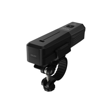 Fenix BC22R - Lampă LED reîncărcabilă pentru bicicletă, cu reglare a intensității luminoase, LED/USB, 3400 mAh, IP66, 1400 lm, autonomie 41 h, negru