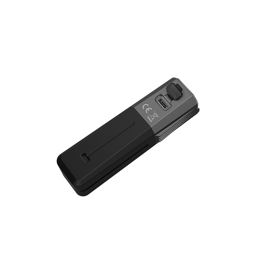 Fenix BC22R - Lampă LED reîncărcabilă pentru bicicletă, cu reglare a intensității luminoase, LED/USB, 3400 mAh, IP66, 1400 lm, autonomie 41 h, negru