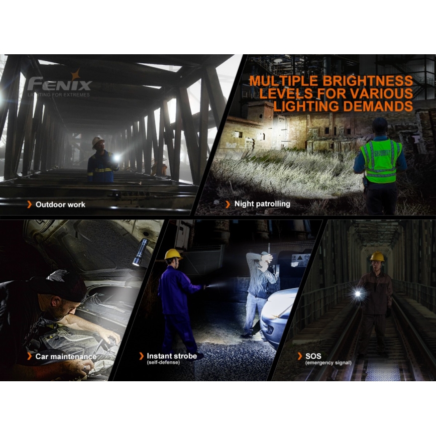 Fenix C7 - lanternă LED reîncărcabilă cu intensitate reglabilă LED/1x21700 IP68 3000 lm 68 ore