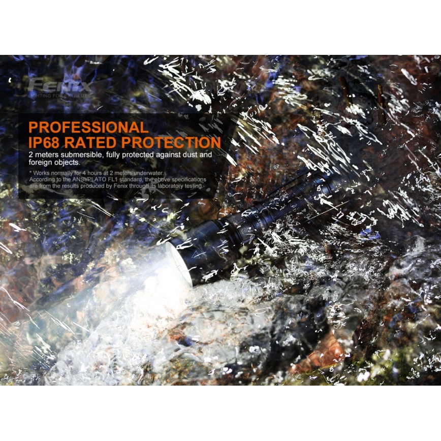Fenix C7 - lanternă LED reîncărcabilă cu intensitate reglabilă LED/1x21700 IP68 3000 lm 68 ore