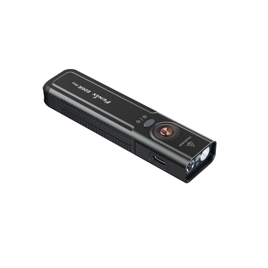 Fenix E06R PRO EUBLC - Lanternă LED reîncărcabilă reglabilă, LED/USB, 1650 mAh, IP66, 1600 lm, 111 h, neagră