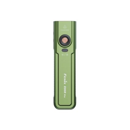 Fenix E06RPROEUOLI - Lanternă LED reîncărcabilă cu reglare a intensității, încărcare USB, 1650 mAh, IP66, 1600 lm, 111 ore, verde