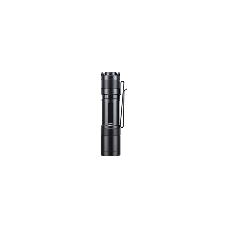 Fenix E12V30 - Lanternă LED reîncărcabilă, reglabilă, 1xAA, 2000 mAh, IP68, 200 lm, 100 h, negru