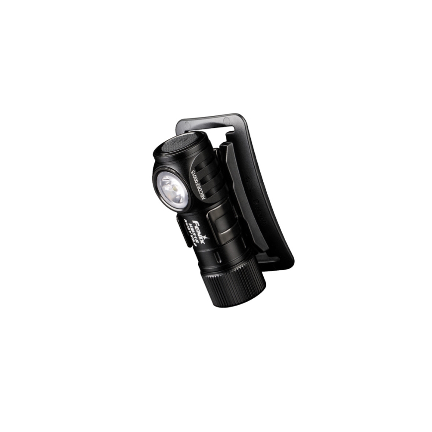 Fenix HM51RV3ABL - Lanternă frontală LED reglabilă, reîncărcabilă, USB, 1x CR123A 950 mAh, IP68, 860 lm, 125 ore, negru