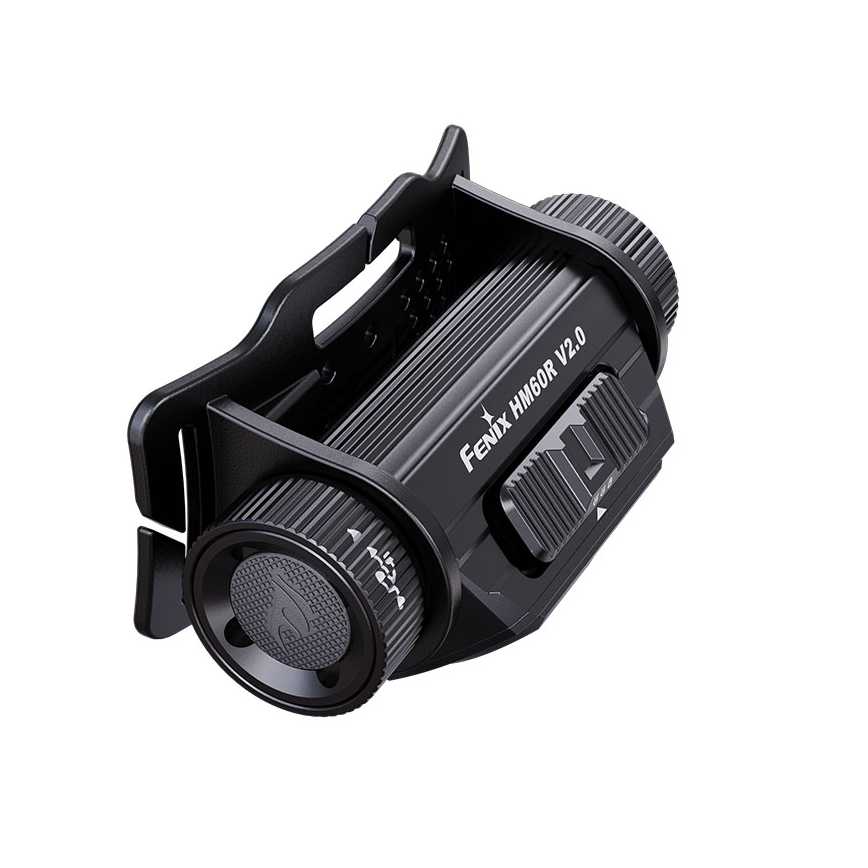 Fenix HM60RV20 - lanternă frontală LED reîncărcabilă, cu reglare a intensității, cu încărcare USB, 4000 mAh, IP68, 1600 lm, 292 ore, portocalie