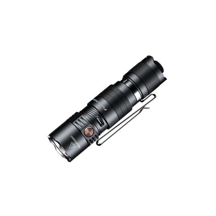 Fenix PD26RACE - Lanternă LED reîncărcabilă cu reglaj al intensității, USB, 1600 mAh, IP68, 1300 lm, 556 h, negru