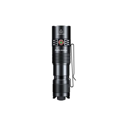 Fenix PD26RACE - Lanternă LED reîncărcabilă cu reglaj al intensității, USB, 1600 mAh, IP68, 1300 lm, 556 h, negru