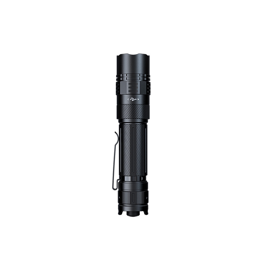 Fenix PD36RACE - lanternă LED reîncărcabilă cu reglare a luminozității, LED/USB, 5000 mAh, IP68, 3000 lm, 63,45 h, negru