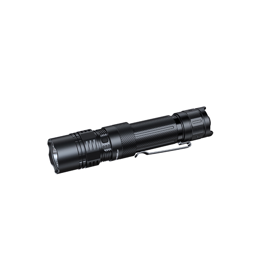 Fenix PD36RACE - lanternă LED reîncărcabilă cu reglare a luminozității, LED/USB, 5000 mAh, IP68, 3000 lm, 63,45 h, negru