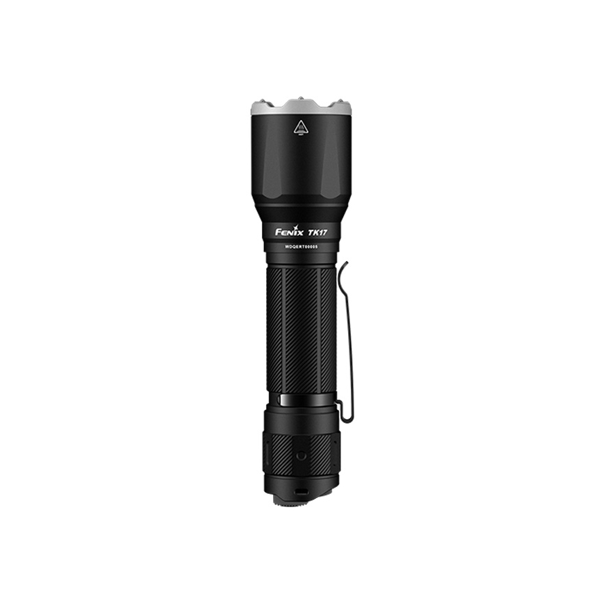 Fenix TK17BLK - Lanternă LED reîncărcabilă cu intensitate reglabilă, încărcare USB, 6000 mAh, IP68, 3600 lm, 60 h, negru