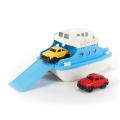 Feribot cu mașini Green Toys alb/albastru
