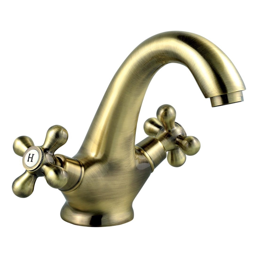 FERRO - Baterie pentru lavoar ANTICA bronz