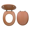 FERRO - Capac WC din MDF, decor fag