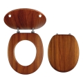 FERRO - Capac WC din MDF, decor stejar