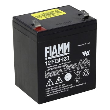 Fiamm 12FGH23 - Acumulator cu plumb 12V/5Ah/faston 6,3mm