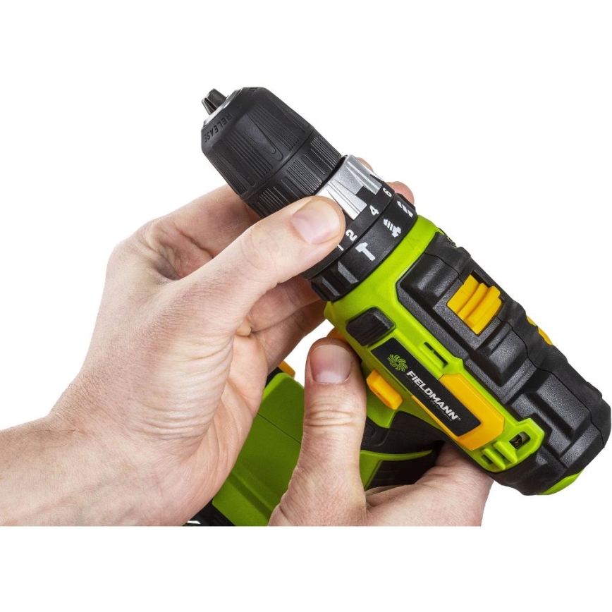 Fieldmann - Bormașină cu percuție cu acumulator 20V