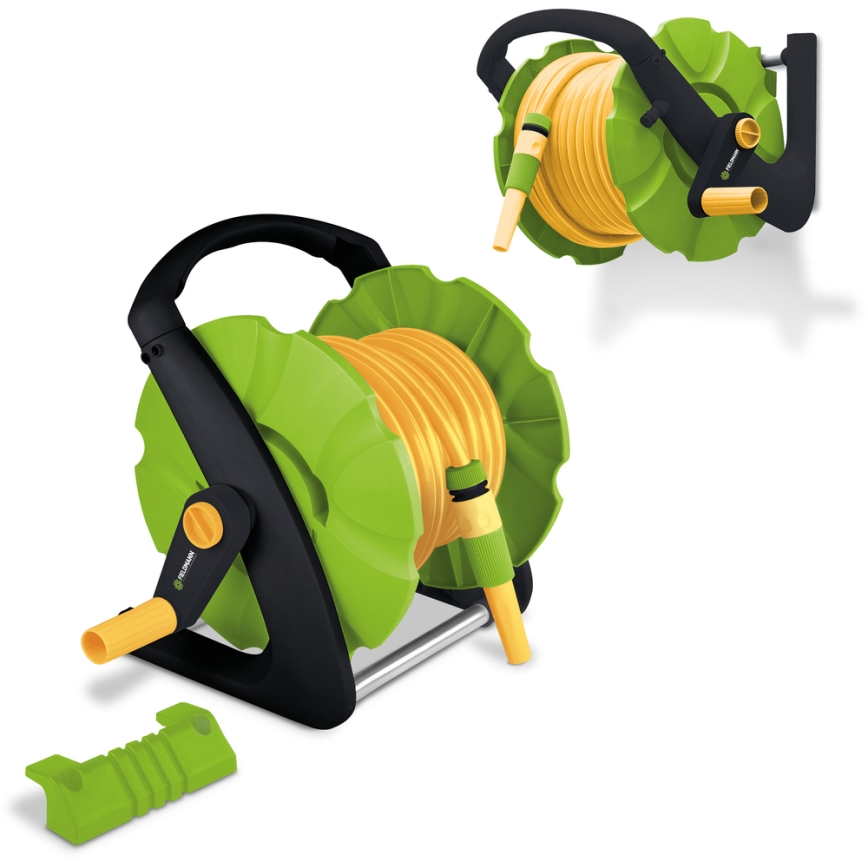 Fieldmann - Furtun cu tambur de 22 m