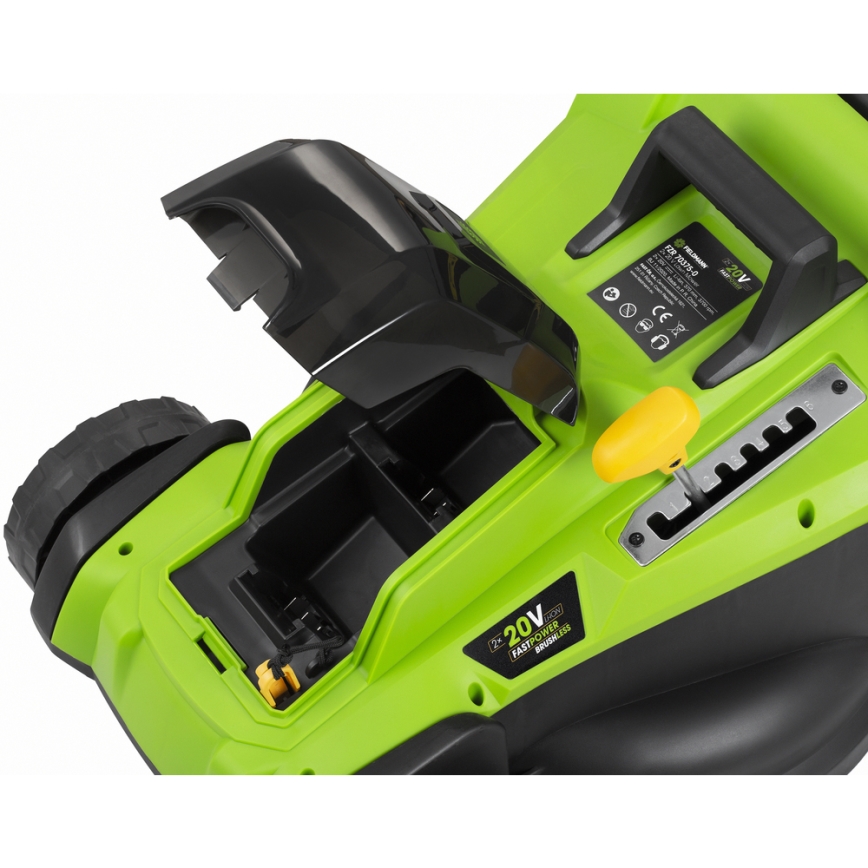 Fieldmann - Mașină de tuns iarba cu acumulator 2x20V