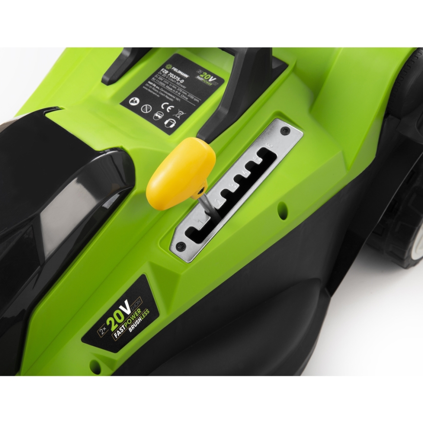 Fieldmann - Mașină de tuns iarba cu acumulator 2x20V