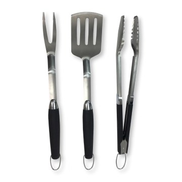 Fieldmann - Set pentru grătar, 3 piese, inox