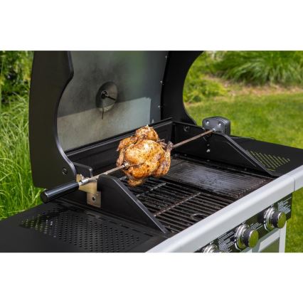 Fieldmann - Țepușă pentru grătar cu motor 230 V, din inox