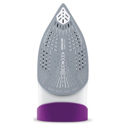 Fier de călcat cu aburi 2400W/230V mov/alb Sencor