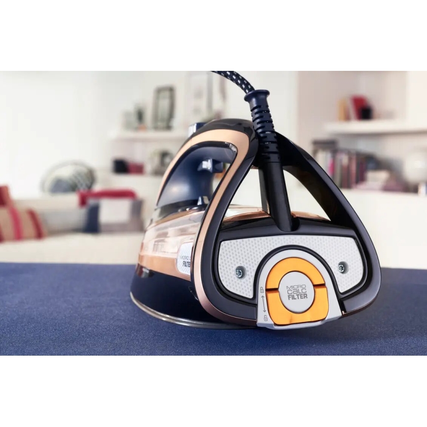 Fier de călcat cu aburi Tefal ULTIMATE PURE 3000W/230V cupru/negru