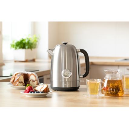 Fierbător de apă 1,7 l 2200W/230V oțel inoxidabil Sencor