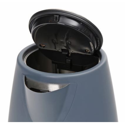 Fierbător de apă 1,7 l 2400W/230V oțel inoxidabil/gri