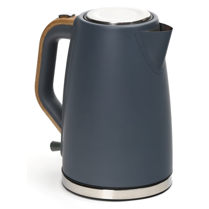 Fierbător de apă 1,7 l 2400W/230V oțel inoxidabil/gri