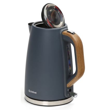 Fierbător de apă 1,7 l 2400W/230V oțel inoxidabil/gri