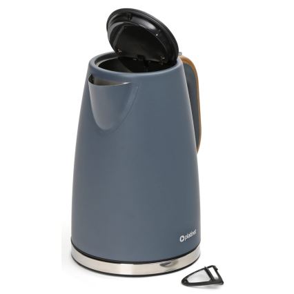 Fierbător de apă 1,7 l 2400W/230V oțel inoxidabil/gri