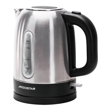 Fierbător de apă Aigostar 1,7l 2200W/230V crom