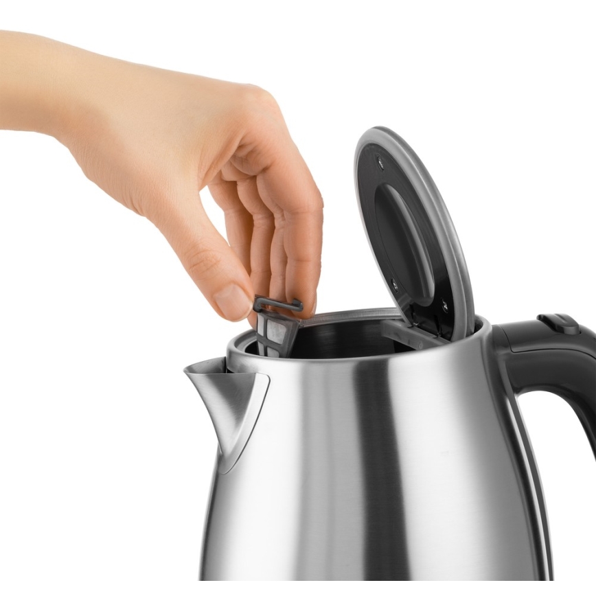 Fierbător de apă cu termoreglare 1,7 l 2200W/230V oțel inoxidabil Sencor