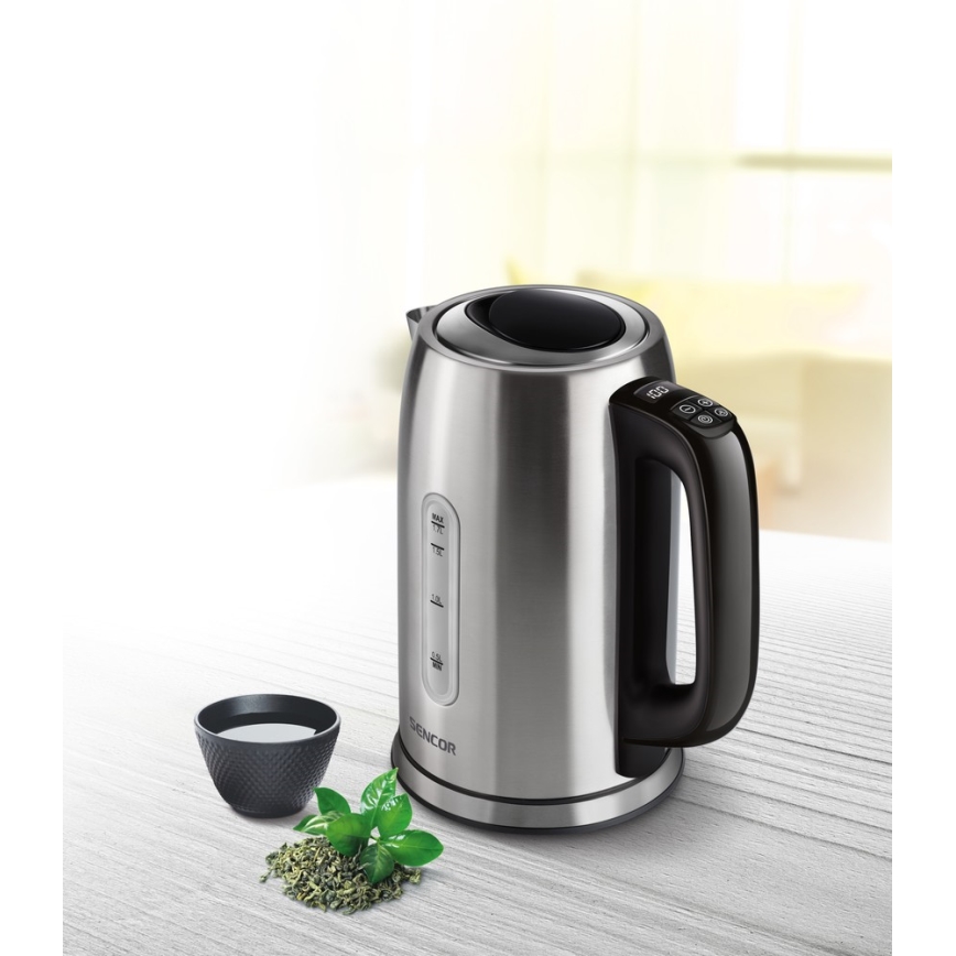 Fierbător de apă cu termoreglare 1,7 l 2400W/230V Sencor