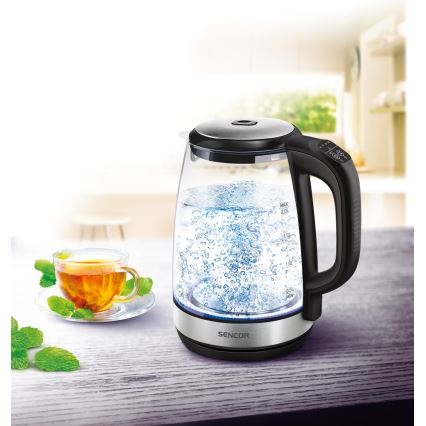 Fierbător de apă cu termoreglare 2 l 2200W/230V Sencor