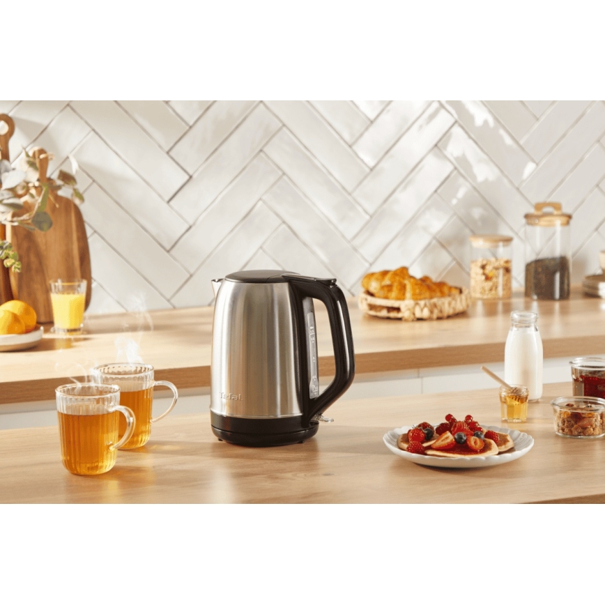 Fierbător de apă Tefal SUBITO 1,7l 2400W/230V oțel inoxidabil/negru