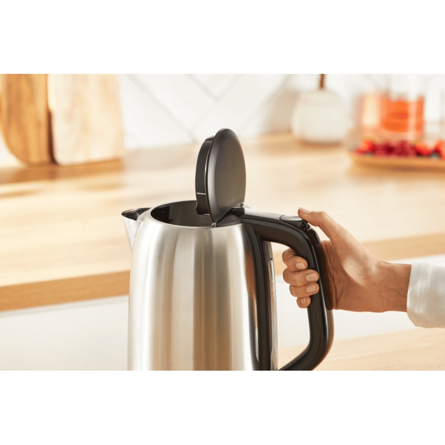 Fierbător de apă Tefal SUBITO 1,7l 2400W/230V oțel inoxidabil/negru