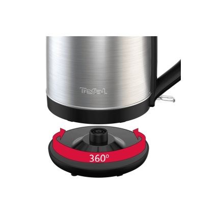 Fierbător de apă Tefal SUBITO 1,7l 2400W/230V oțel inoxidabil/negru