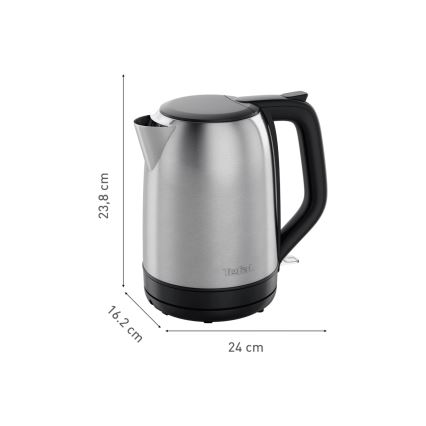 Fierbător de apă Tefal SUBITO 1,7l 2400W/230V oțel inoxidabil/negru