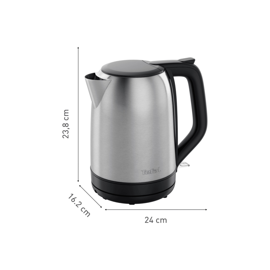 Fierbător de apă Tefal SUBITO 1,7l 2400W/230V oțel inoxidabil/negru