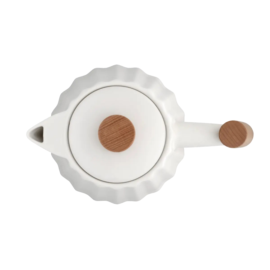 Fierbător electric Concept RK0090 - 1,5 l 1500W/230V alb/decor lemn/ceramică