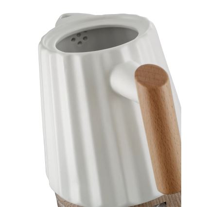 Fierbător electric Concept RK0090 - 1,5 l 1500W/230V alb/decor lemn/ceramică