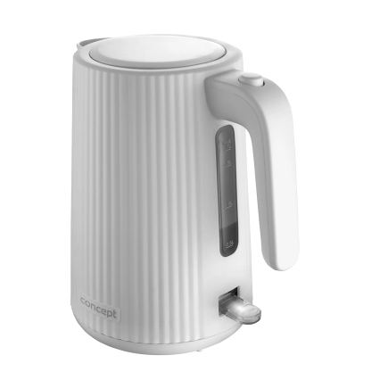 Fierbător electric Concept RK2390, 1,7 l, 2200 W/230 V, alb