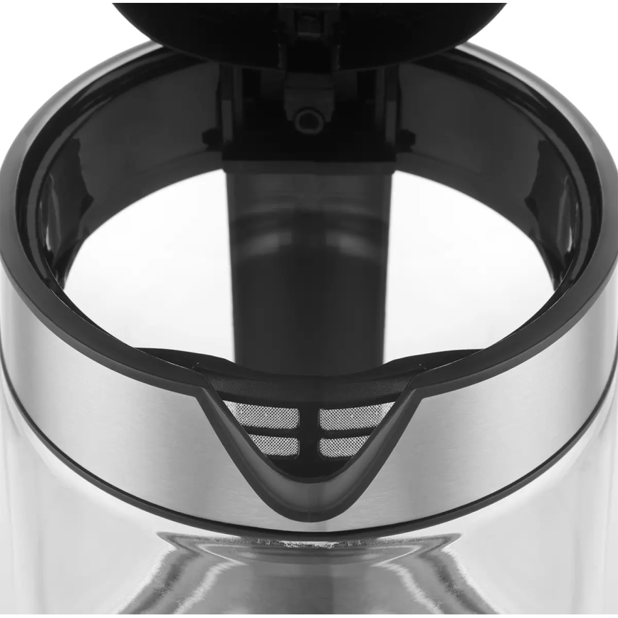 Fierbător electric Concept RK4067, cu reglare a temperaturii, 1,7 l, 2200W/230V, inox