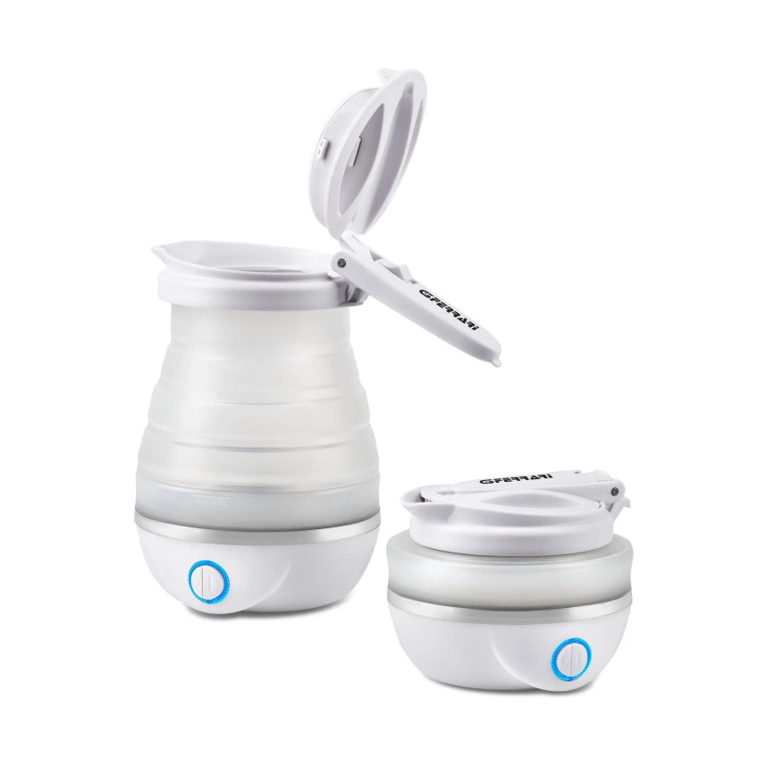 Fierbător electric pliabil COMPA 0,8 l, 820 W/230 V, alb - G3Ferrari G1016501