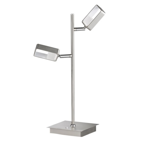 Fischer & Honsel 50070 - Lampă de masă dimmabilă LED BORDER 2xLED/5W/230V